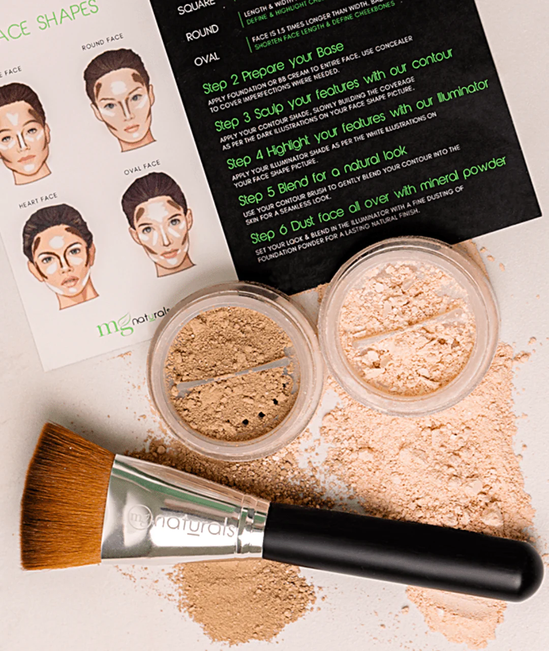 Vegan Mineral Highlighter & Contour Kit - Image 5