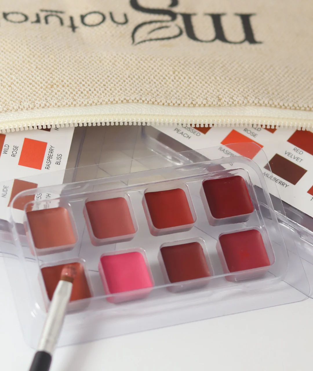 Organic Lipstick Taster Sample Kit| Titanium Dioxide + Mica Free Lipstick - Image 4